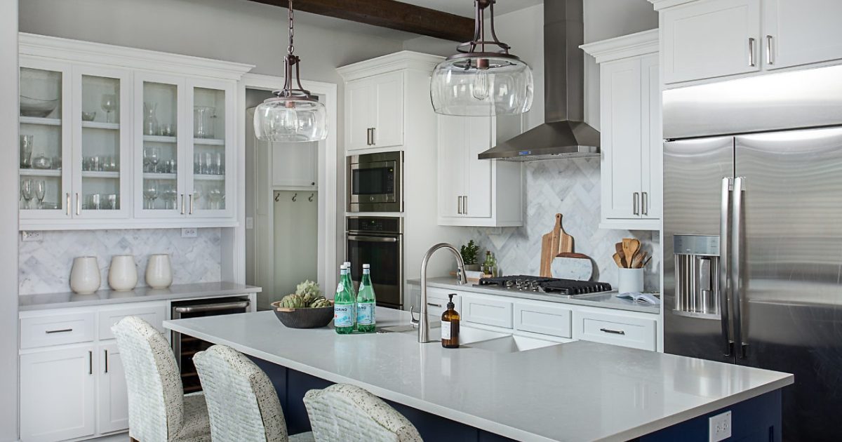 How to Style Glass Kitchen Cabinets