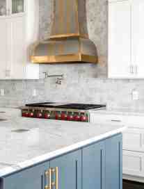 Counter and stovetop kitchen interior design by ML Interiors Group in Dallas, TX