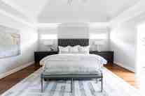 Master bedroom interior design by ML Interiors Group in Dallas, TX
