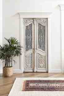 Reclaimed door close-up interior design by ML Interiors Group in Dallas, TX