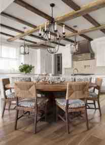 Eat-in kitchen dining interior design work by ML Interiors Group in Dallas, TX