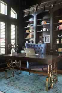 Office desk close-up interior design by ML Interiors Group in Dallas, TX
