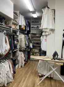 Before closet organization by ML Interiors Group in Dallas, Tx.