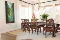 Dining Room Designed by ML Interiors Group in Dallas, Tx.