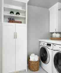 Laundry room with full-service interior design in Dallas
