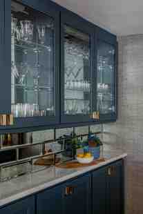 Bar cabinet interior design by ML Interiors Group in Dallas, TX