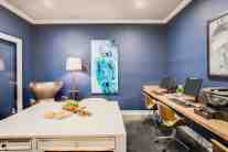Cyber cafe multi-family interior design by ML Interiors Group in Dallas, TX