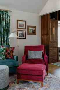 dallas interior design colorful living room