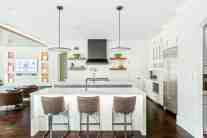 Realized open kitchen interior design by ML Interiors Group in Dallas, TX