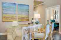 Leasing agent office multi-family interior design by ML Interiors Group in Dallas, TX