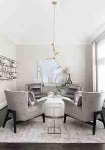 Muted colored sitting room