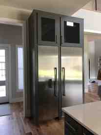 Image of client's kitchen fridge before ML Interiors Group took on the project